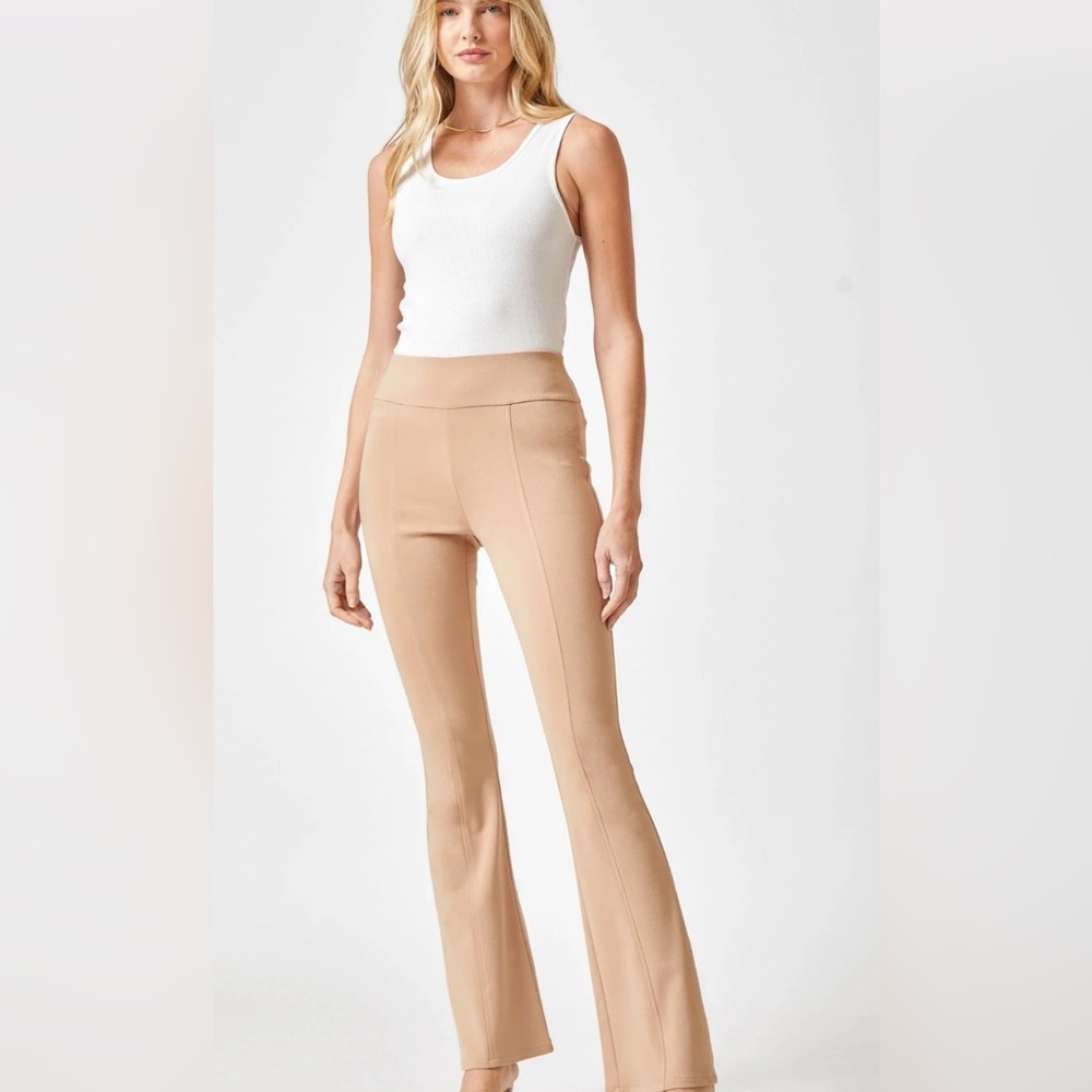 Dear Scarlett Stretch Pull-On Flare Pants